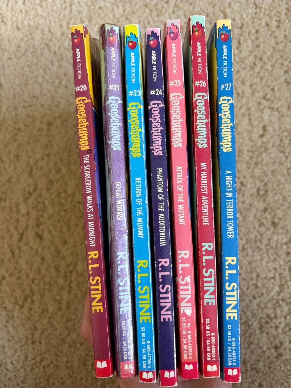 R.L. Stine Goosebumps Book Lot